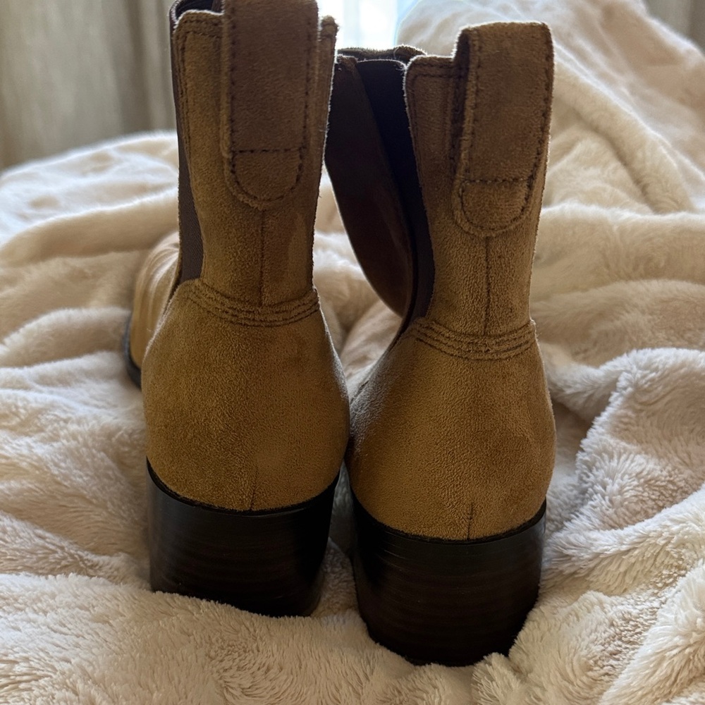 J. Crew Brown Suede Ankle Boots - Picture 7 of 9